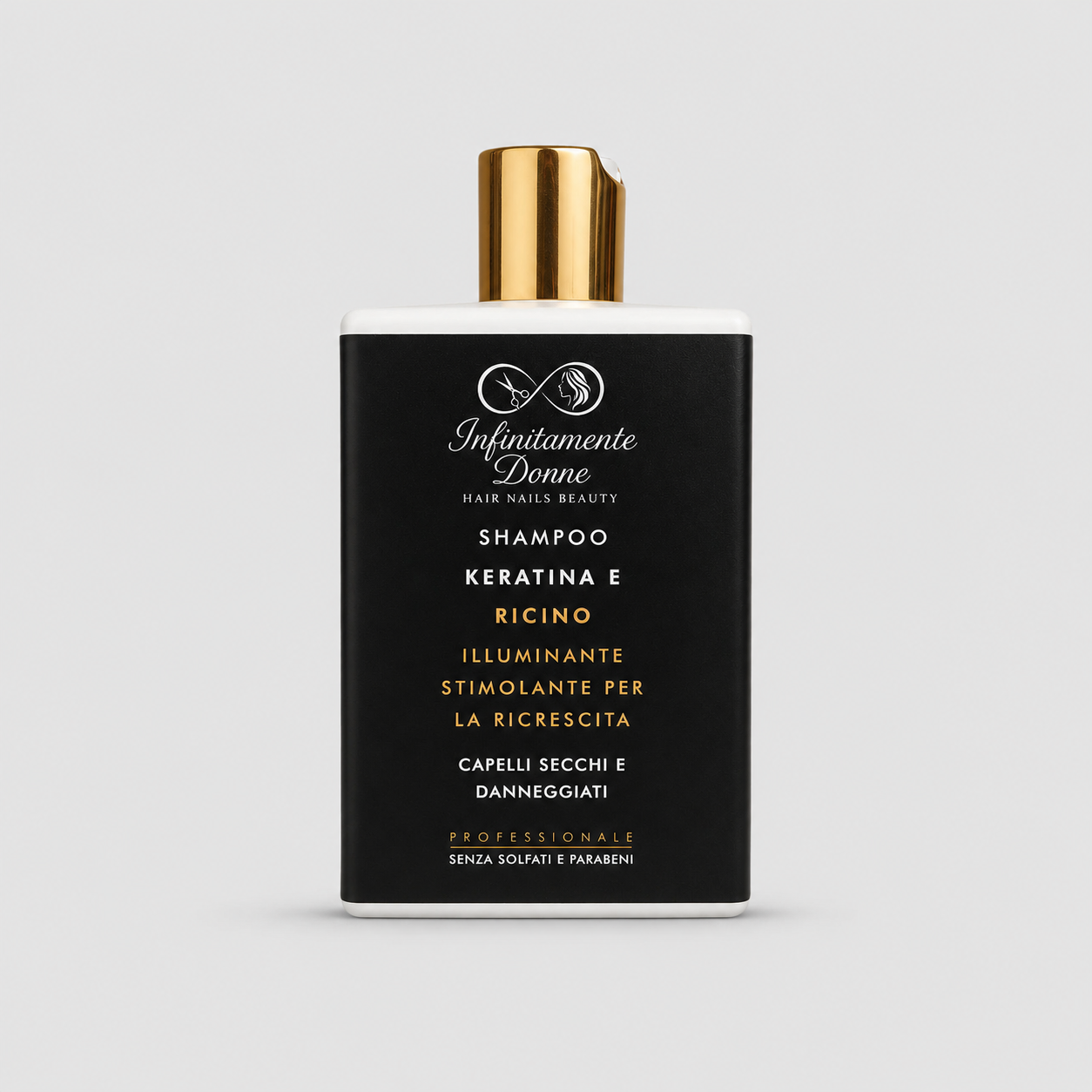 Infinitamente Donne - Shampoo keratina e ricino. 500ml
