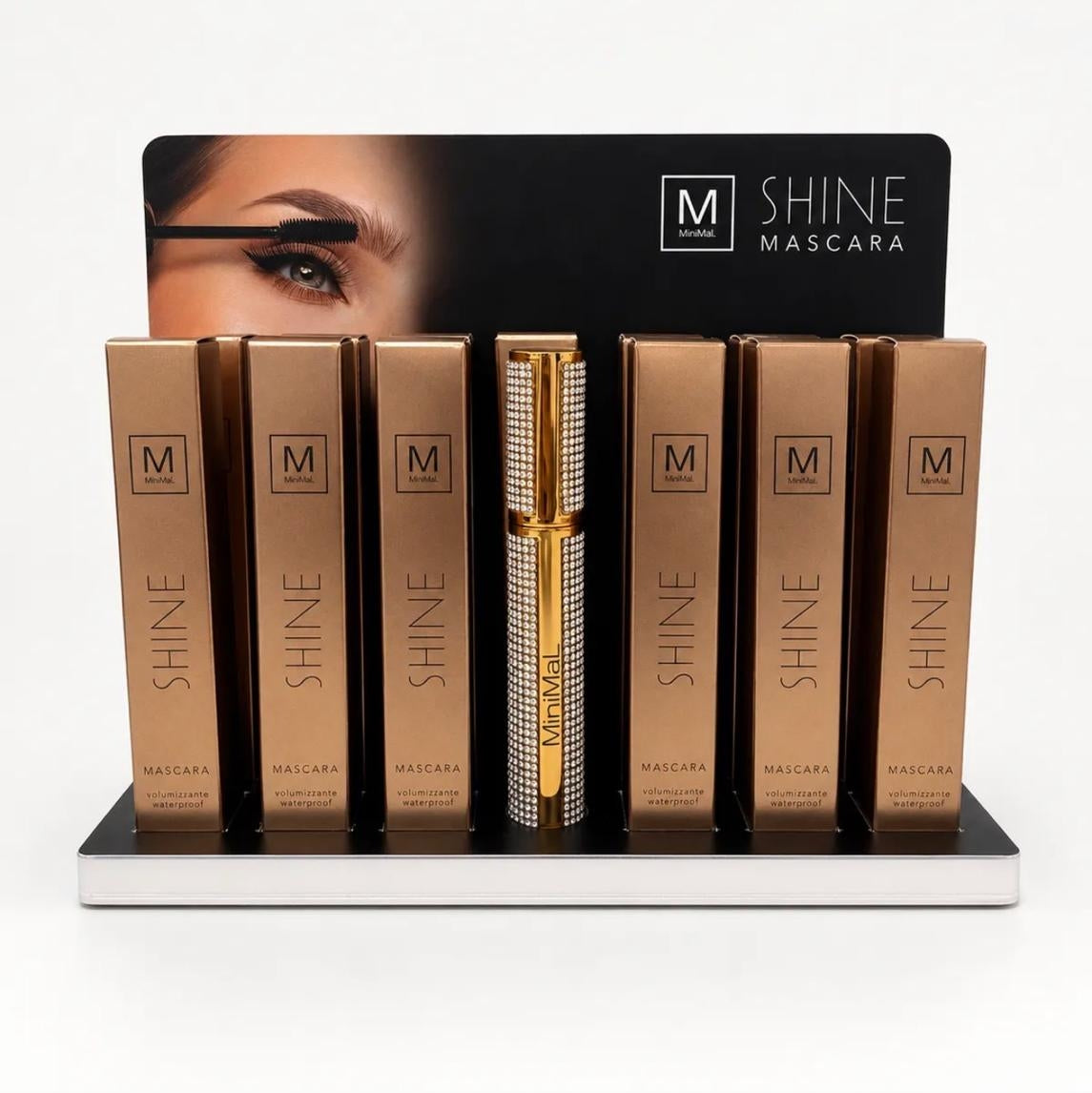 Minimal shine mascara