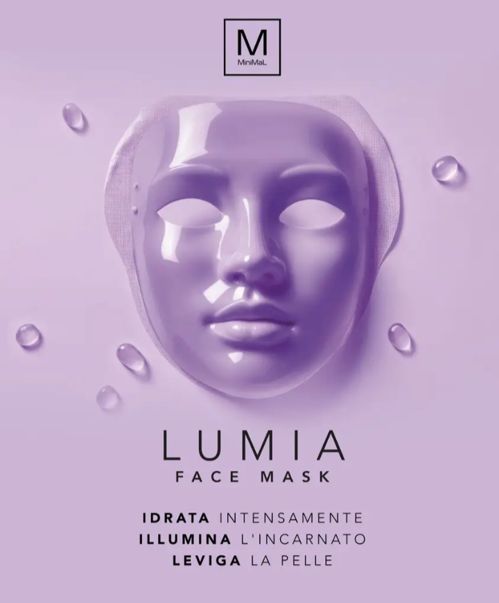 Minimal lumia face mask. Confezione da 4 pezzi
