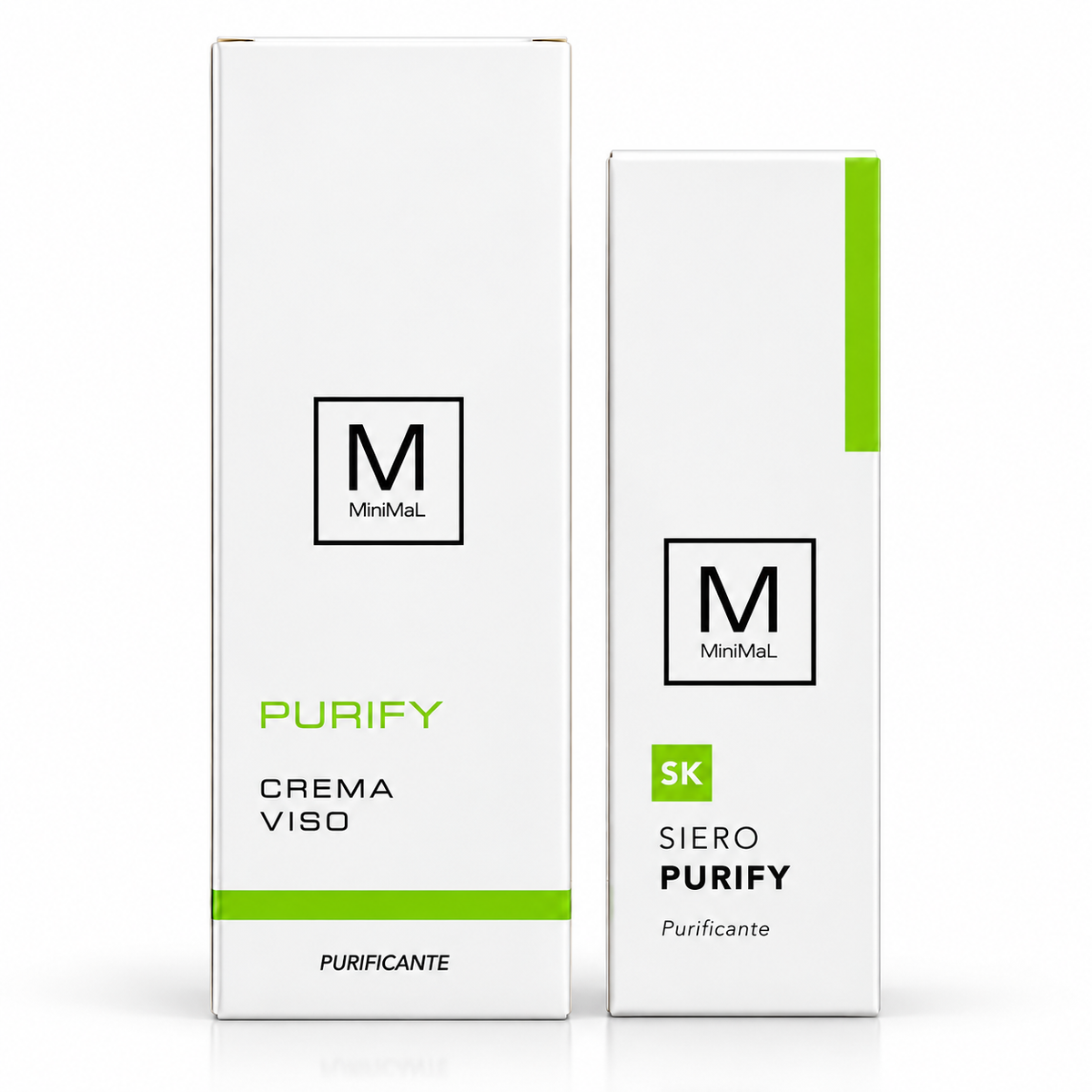 Minimal : crema viso purificante 50 ml + siero purificante 15 ml