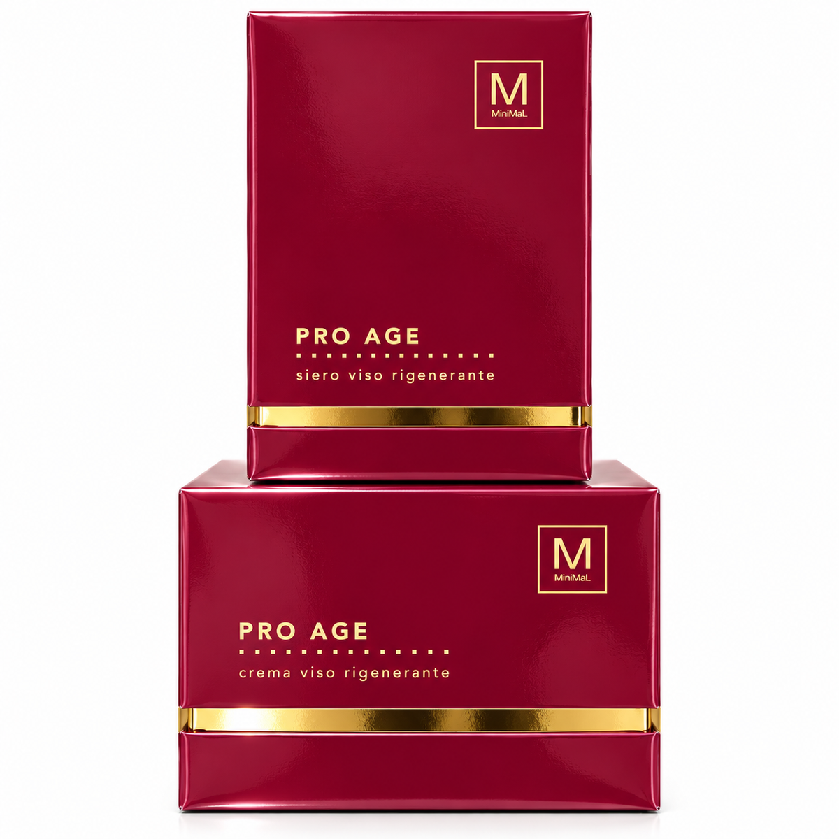 Minimal : crema viso rigenerante 50 ml + siero viso rigenerante 15 ml