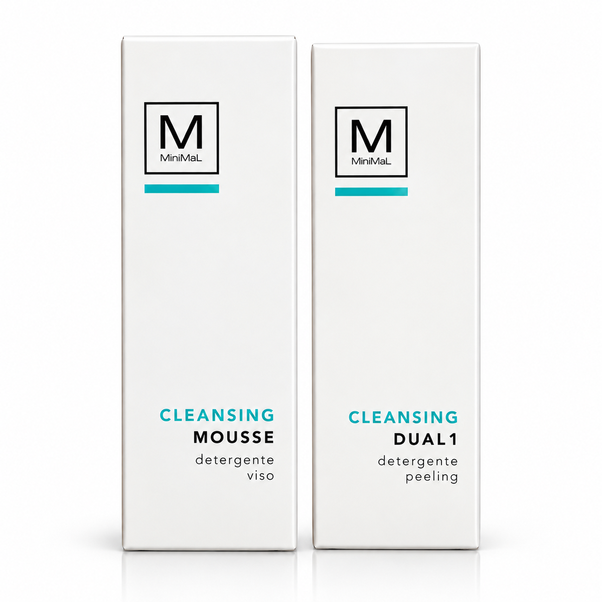 Minimal : detergente mousse viso 150 + detergente gel peeling 200 ml