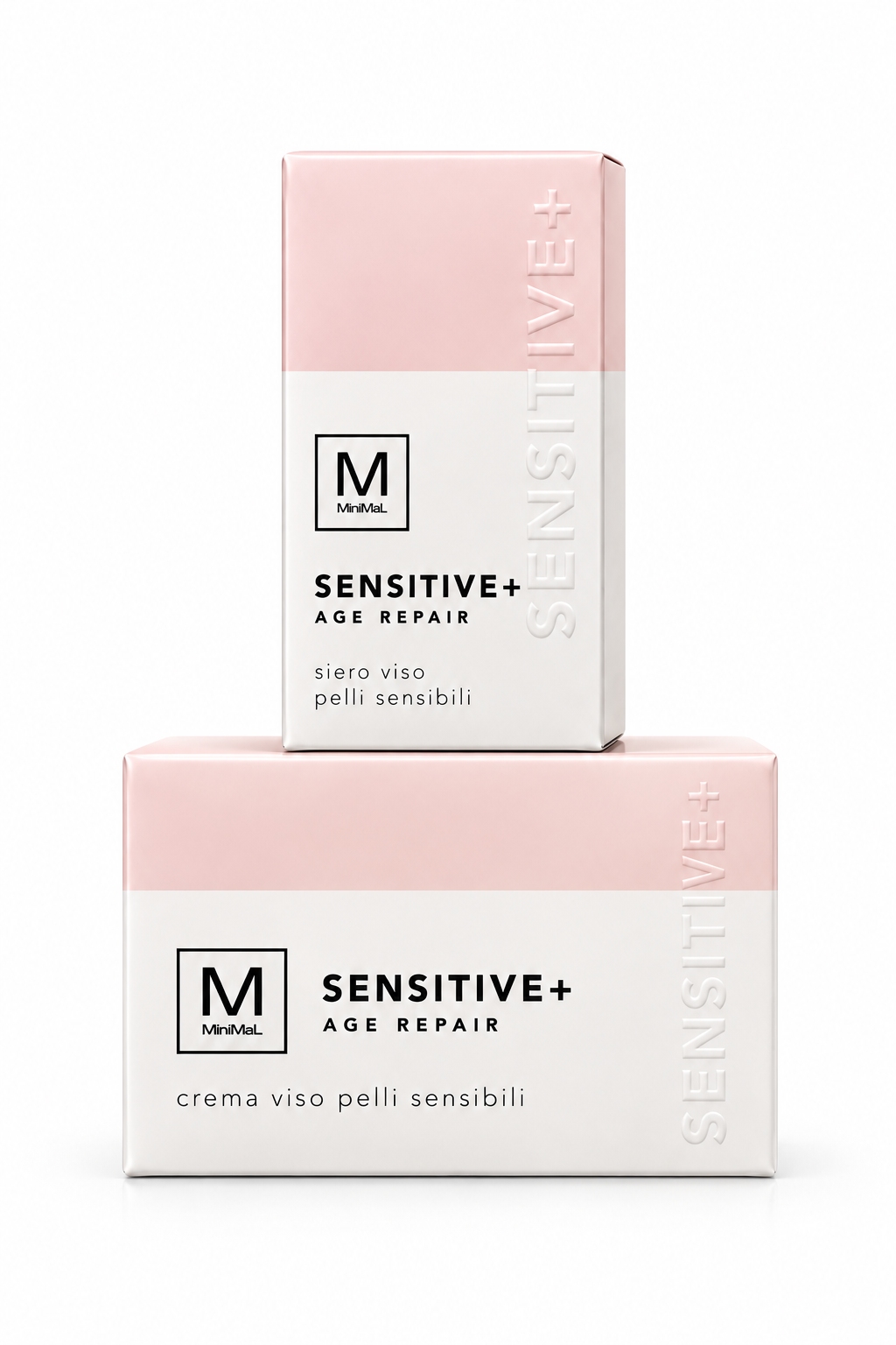 Minimal : crema viso pelli sensibili 50 ml + siero viso pelli sensibili 15 ml