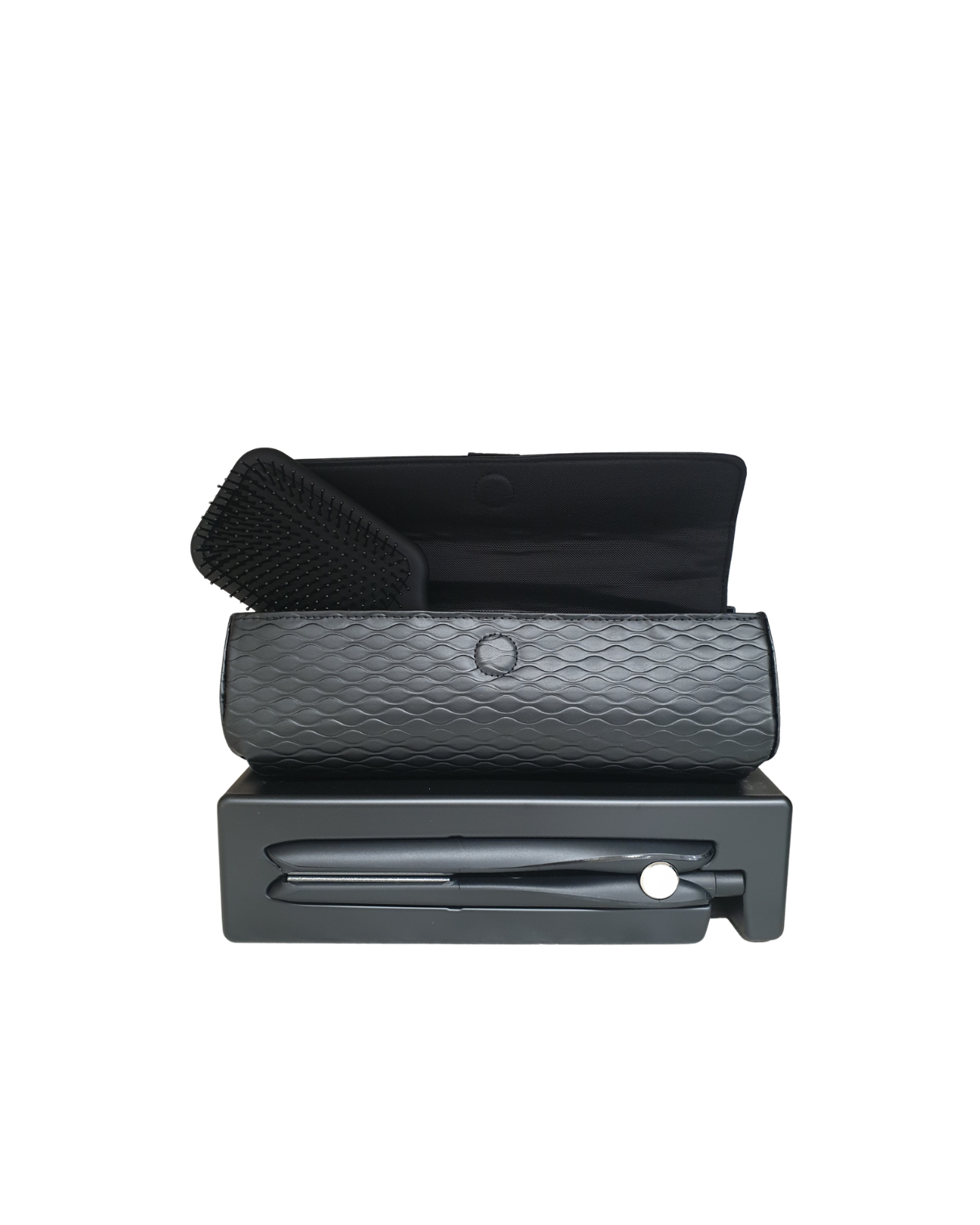 GHD GIFT SET : PIASTRA GOLD + PADDLE BRUSH + CUSTODIA