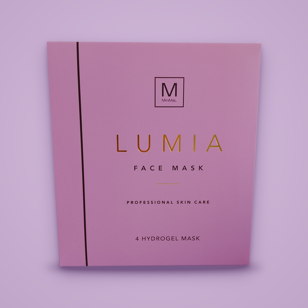 Minimal lumia face mask. Confezione da 4 pezzi