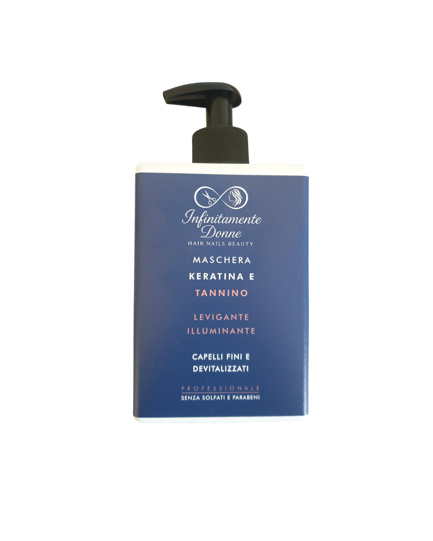 INFINITAMENTE DONNE maschera keratina e tannino 500 ml.