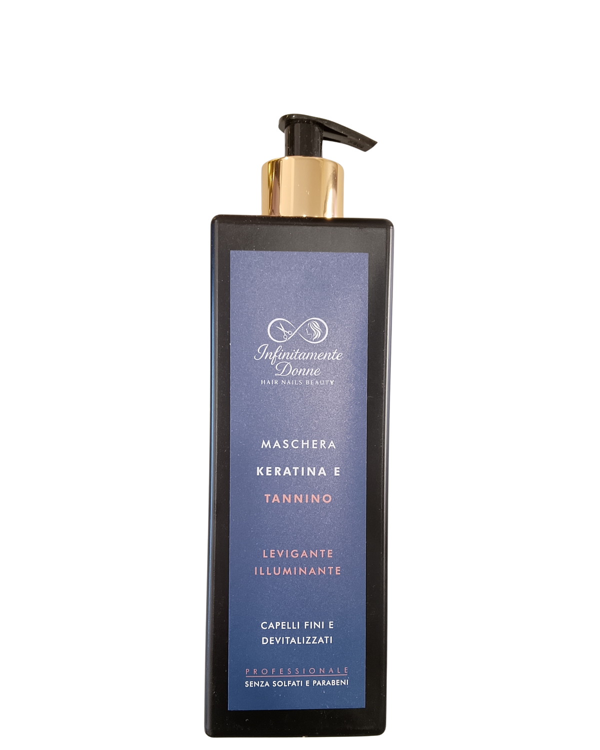 Maschera professionale keratina e tannino 500 ml