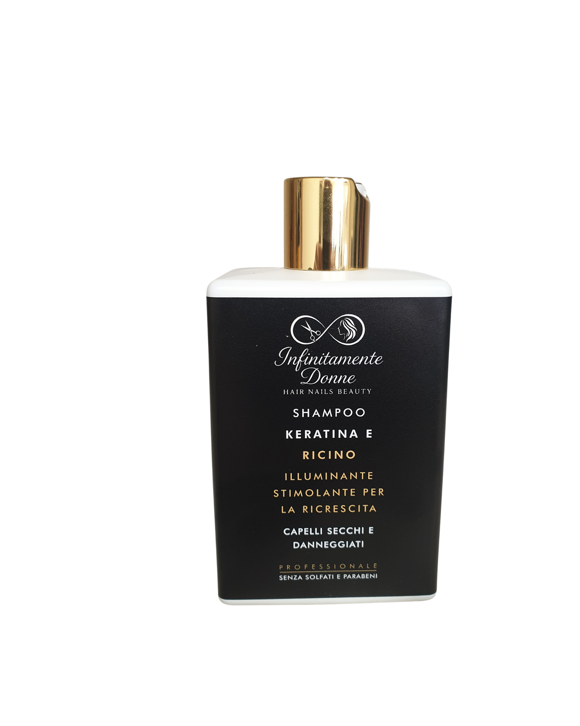 INFINITAMENTE DONNE shampoo keratina e ricino. 500ml